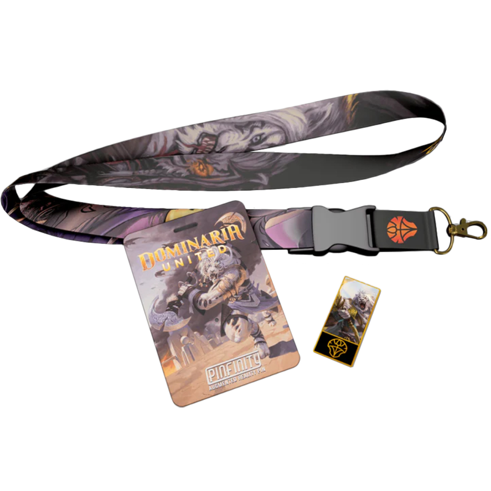 MtG Pin & Lanyard Set: Dominaria United - Ajani (Last Chance)