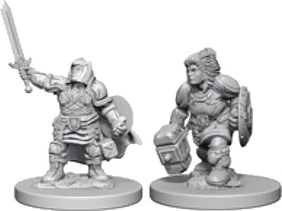 D&D Nolzur's Marvelous Unpainted Minis: W3 Female Dwarf Paladin