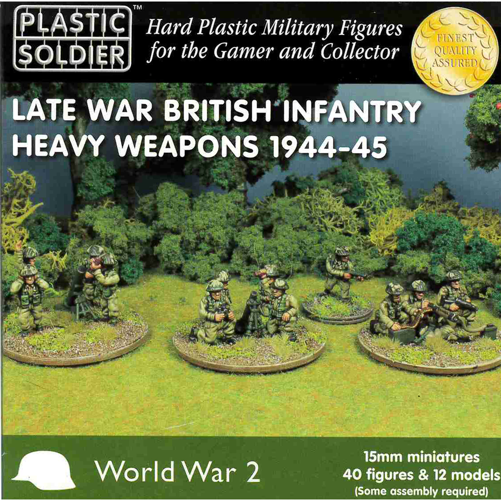 15mm Scale WW2: Late War British Infantry Heavy Weapons 1944-45