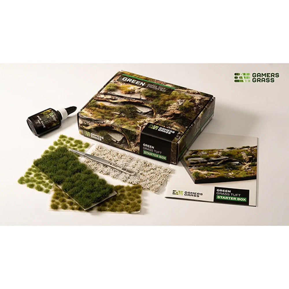 Gamers Grass Tufts: Starter Box - Green Grass