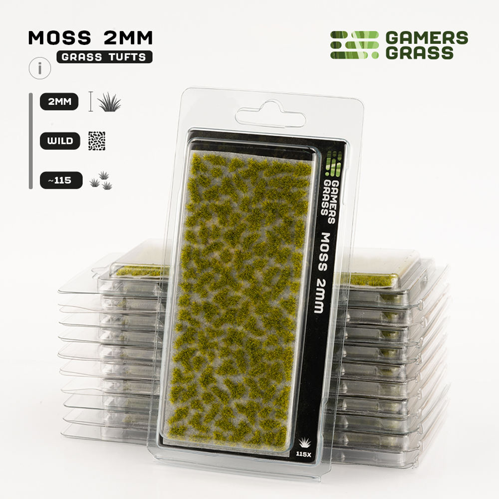 Gamers Grass Tufts: Moss - Wild 2mm