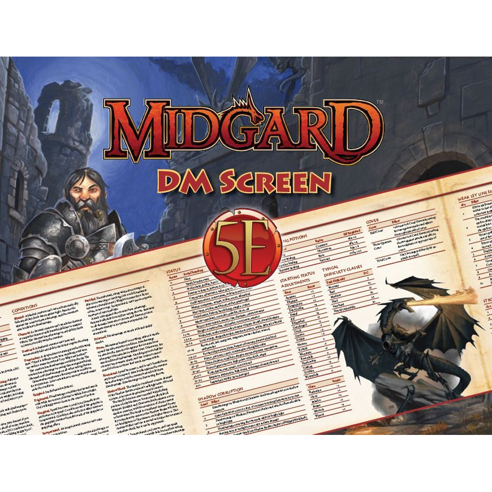 Midgard RPG: DM Screen (D&D 5E Compatible)
