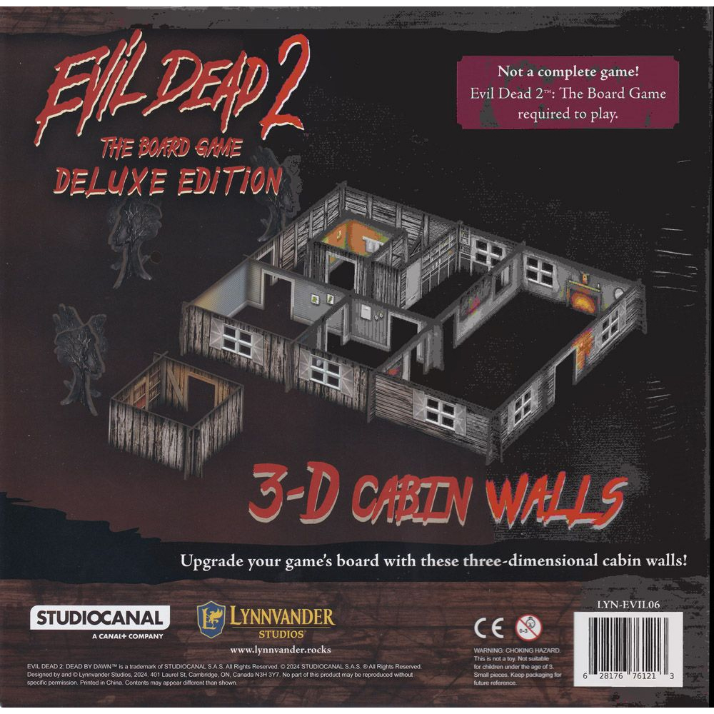 Evil Dead 2: The Board Game: Deluxe Edition - 3D Cabin Walls