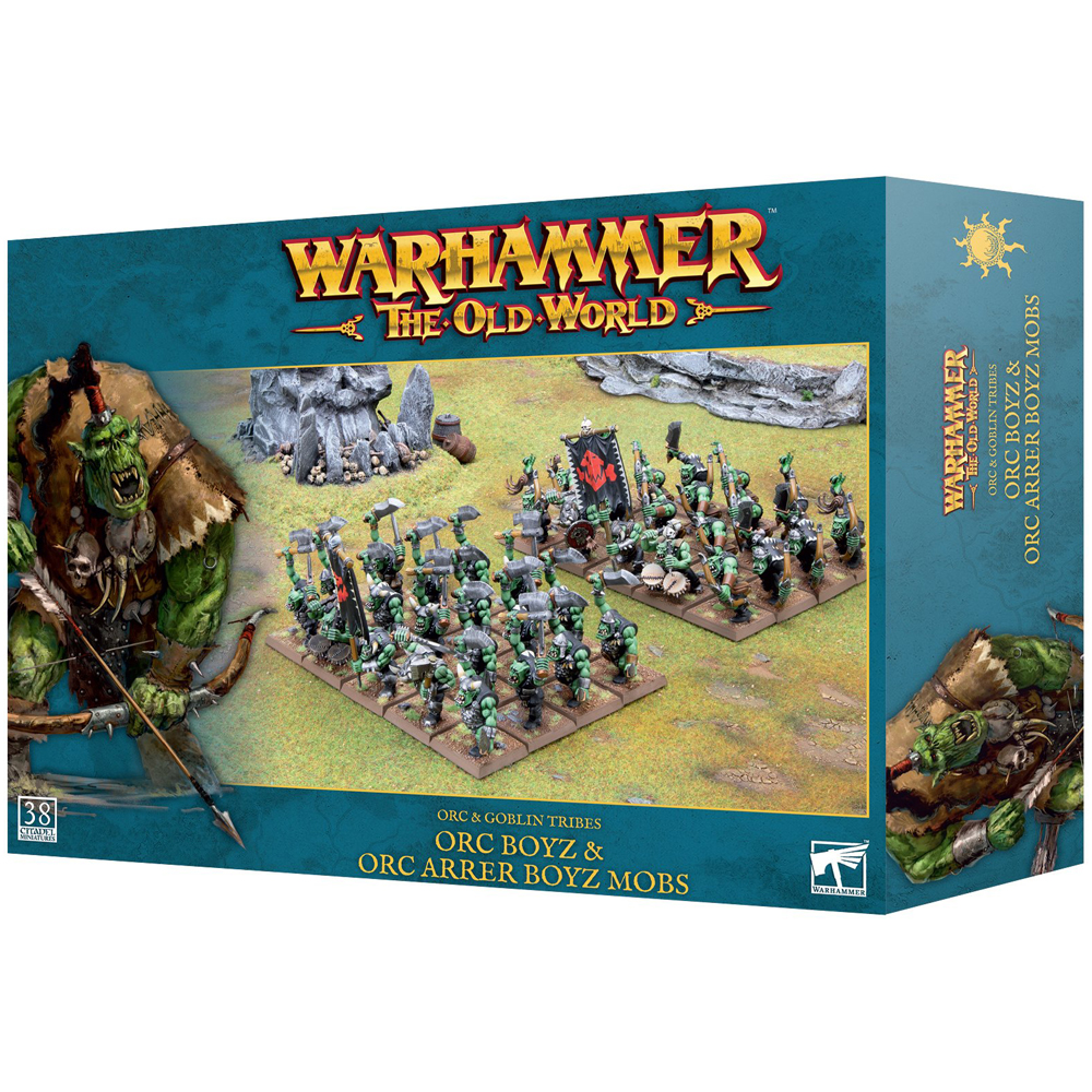 Warhammer The Old World: Orc & Goblin Tribes - Orc Boyz & Orc Arrer Boyz Mobs