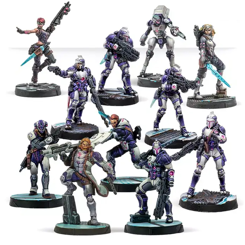 Infinity: ALEPH - Aleph Steel Phalanx Sectorial Pack