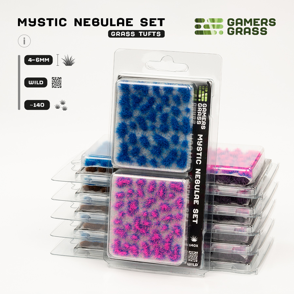 Gamers Grass Tufts: Mystic Nebulae Set - Wild