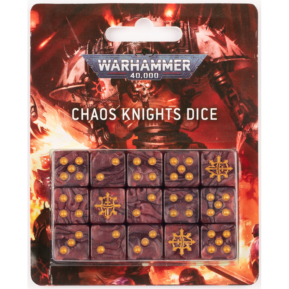 Warhammer 40K: Chaos Knights Dice (15) (Clearance)