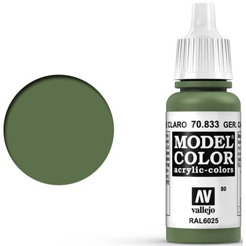 Vallejo Model Color Paint: German Camouflage Bright Green